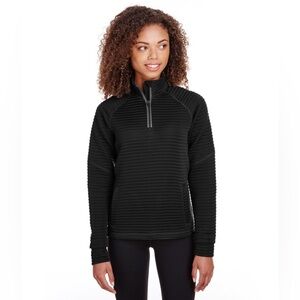 Spyder Women's Capture Quarter-Zip Fleece BLACK SIZE EXTRA LARGE EUC